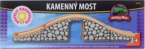 Maxim kamenný most pro dřevěné vláčkodráhy