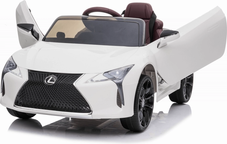 Elektrické autíčko LEXUS pro děti 12 V 4 Ah – bílé