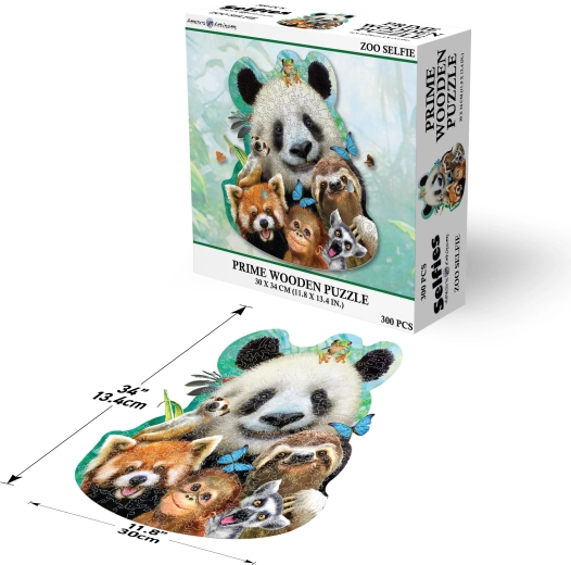 Dřevěné puzzle Afrika 300 dílků PRIME 3D