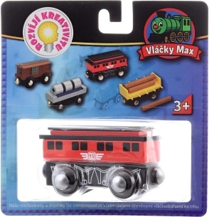 Max osobní vagónek červený