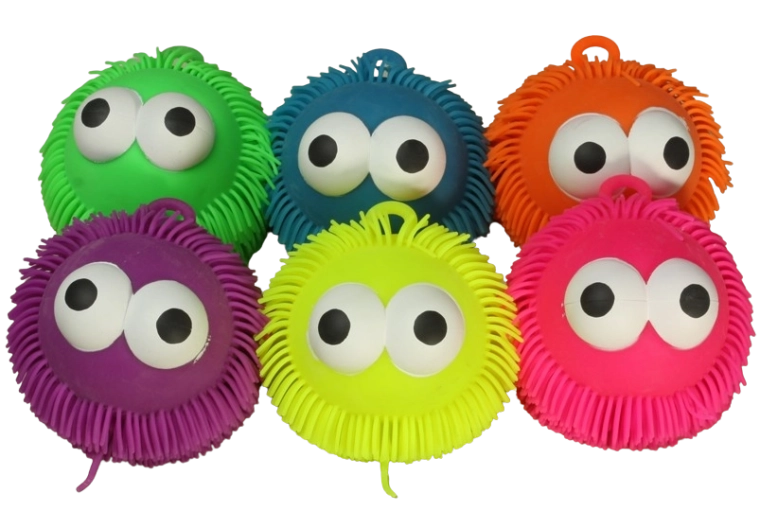 Antistresový mačkací ježura se světelným efektem 15 cm – více barev