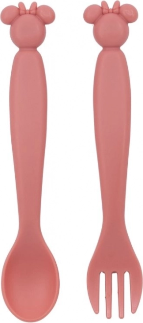 Dětský příbor DISNEY Baby Minnie – lžička a vidlička