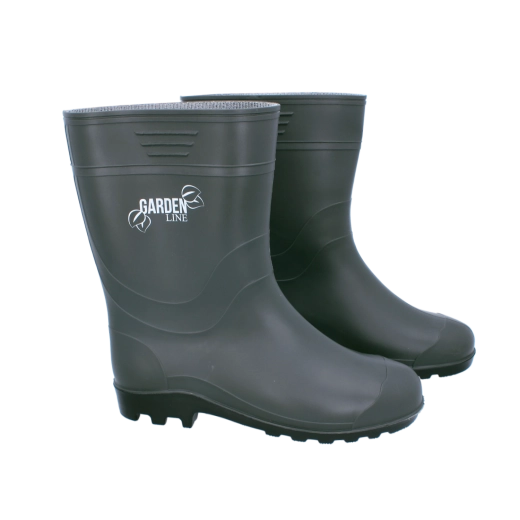 Pánské EVA holínky s filcovou vložkou, olivové, vel. 43