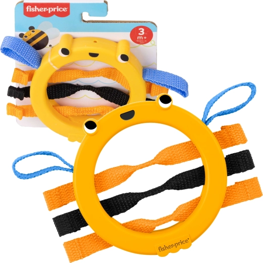 Senzorický kroužek a chrastítko pro miminka FISHER-PRICE Pčelka