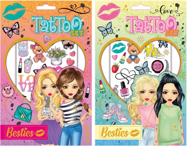 Dětská tetovací sada – 2 archy 20 × 13 cm (70+ tetovaček)