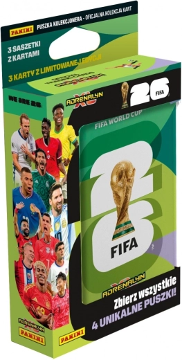 Sběratelské karty PANINI FIFA World Cup 2026 – mini plechovka
