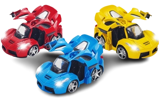 Kovové auto 1:32 se zpětným natahováním se světlem a zvukem