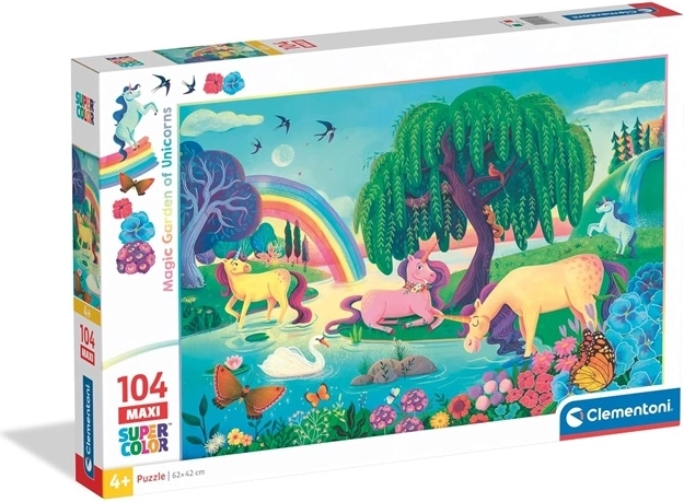Puzzle maxi 104 dílků Noli Jednorożce Clementoni
