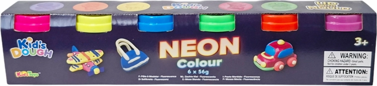 Neonová modelovací hmota – sada 6 barev