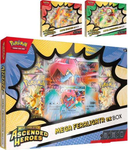 Pokémon TCG mega evolution ascended heroes ex box - 1 kus