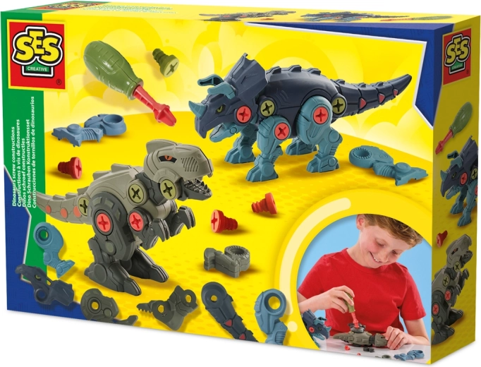 Stavebnice dinosauři – sestav si T‑rexe a Triceratopse