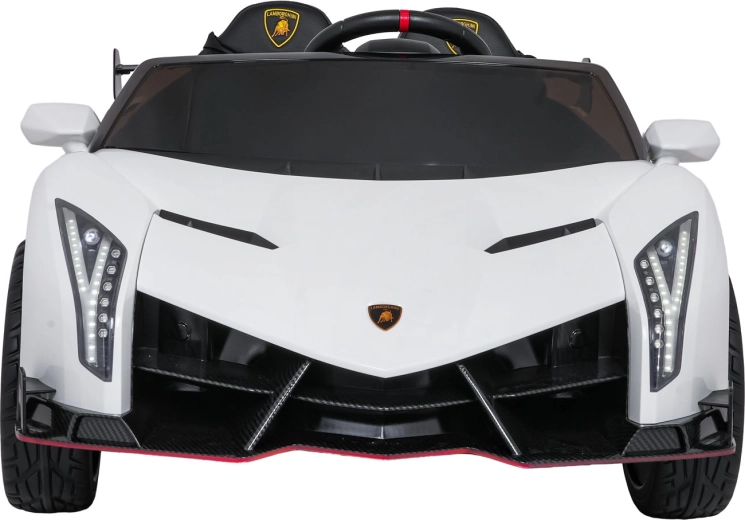 Elektrické autíčko LAMBORGHINI Veneno pro děti 12V – Bílá