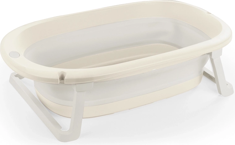 Skládací dětská vanička Relax, béžová, 75,5 × 46,5 × 20,5 cm
