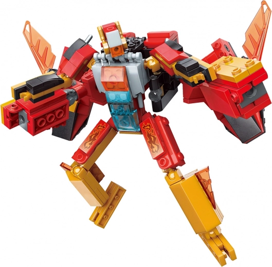 Qman přestavitelný robot a stíhačka Flying Bombing Soldier