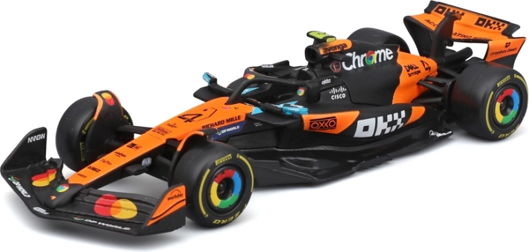 Bburago McLaren F1 MCL39 (2025) Lando Norris #4 – model formule 1 1:43