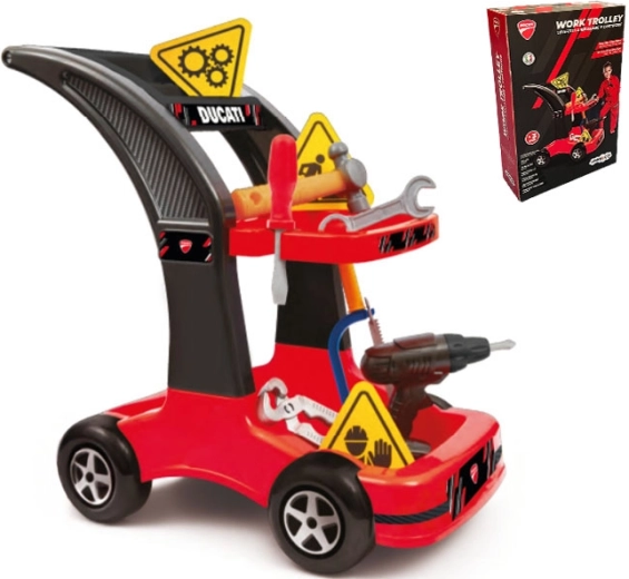Ducati dětská opravářská sada s vozíkem, 30 dílů