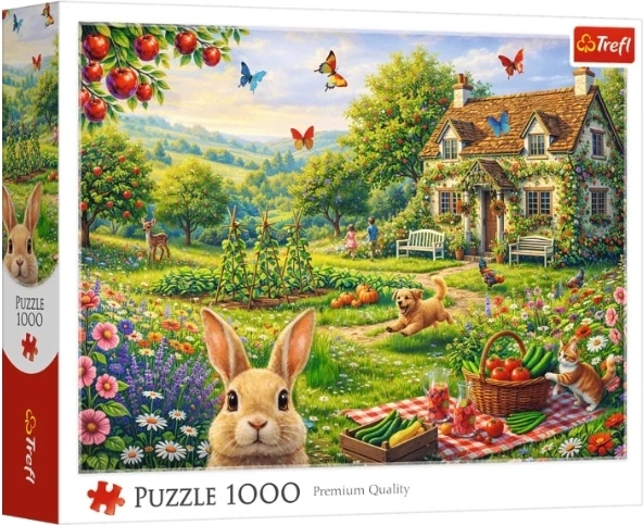 Trefl puzzle 1000 dílků domek na vsi