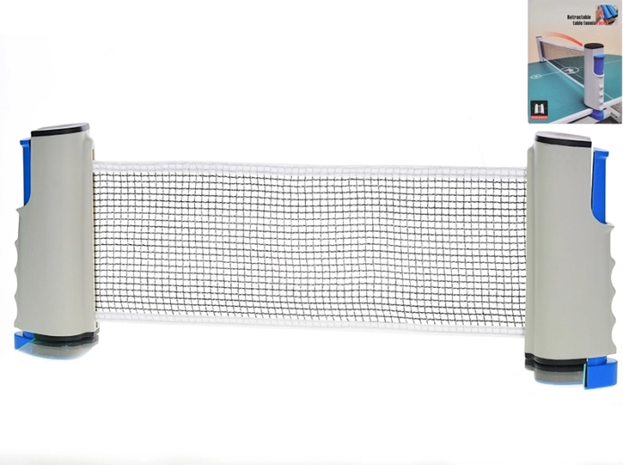Síť na stolní tenis se stojánkem, natahovací až 175 cm
