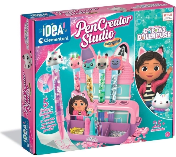 Clementoni kreativní sada – továrna na pera GABBY’S DOLLHOUSE