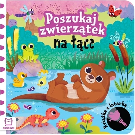 Poszukaj zwierzątek na łące – dětská interaktivní knížka s baterkou