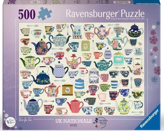 Ravensburger Puzzle Čas na čaj 500 dílků