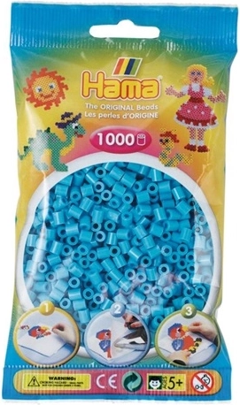 Hama Midi zažehlovací korálky 1000 ks modré