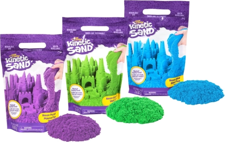 Spin Master Kinetic Sand Colour Sand – barevný kinetický písek (asort)