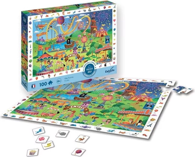 Sentosphere puzzle na pouti 100 dílků s hledací hrou