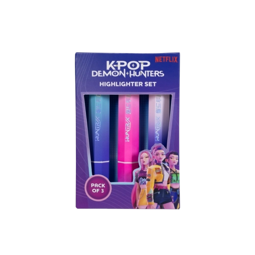 Sada zvýrazňovačů K-pop Demon Hunters Huntrix