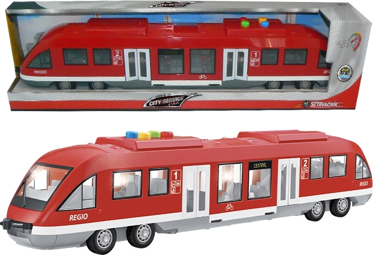 Interaktivní vlak se zvukovými a světelnými efekty