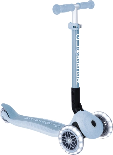 Koloběžka Globber junior foldable lights ecologic blueberry