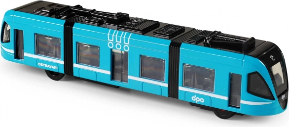 Kovová moderní tramvaj DPO Ostrava 23 cm