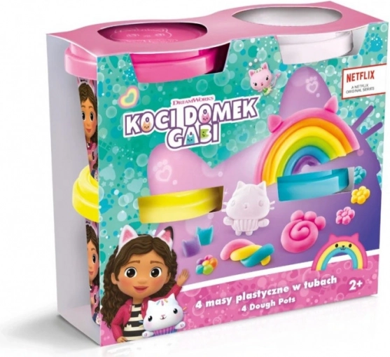Modelína GABBY’S DOLLHOUSE – sada 4 kelímků