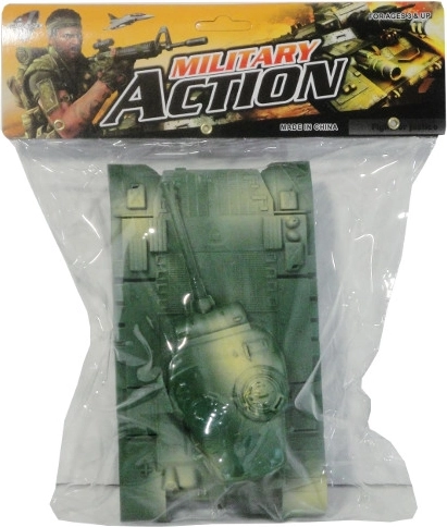 Vojenský tank – zelená hračka pro děti od 3 let