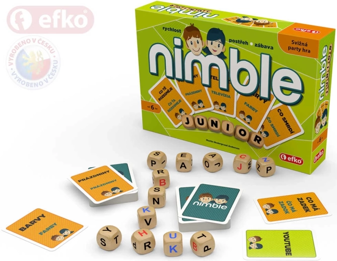 Efko Nimble junior – svižná party hra pro děti