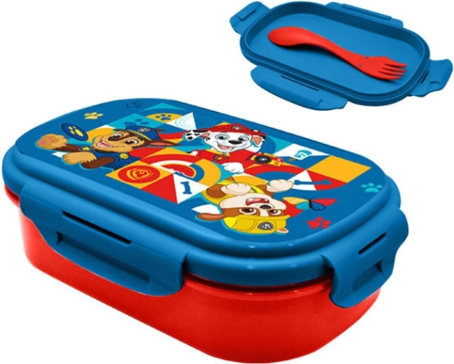 Svačinový box PAW PATROL se sadou příborů