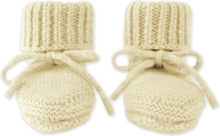Lodger merino capáčky butter 0–6 měsíců