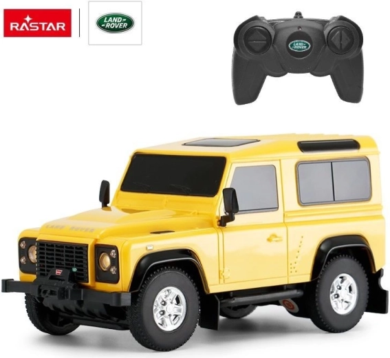 Rastar Land Rover Defender RC auto 1:24 žluté - 1 kus