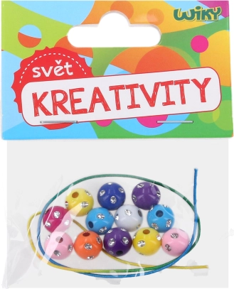 Barevné Korálky s Provázkem