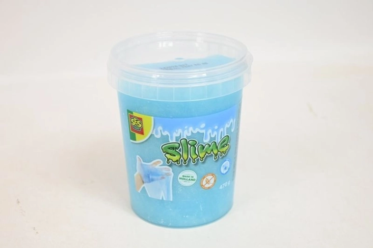 SES Creative Modrý třpytivý slime 470 g