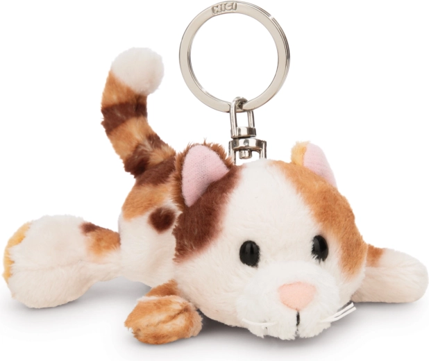 NICI klíčenka ležící tříbarevná kočka Calico 10 cm