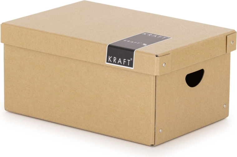 Velká lamino krabice KRAFT Nature