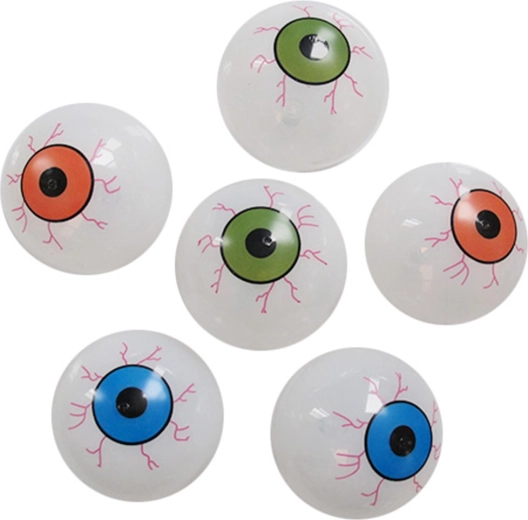 Skákací míček oční bulva 105 mm s LED světly