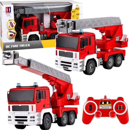 RC hasičské auto 1:20 s otočným výsuvným ramenem 660°