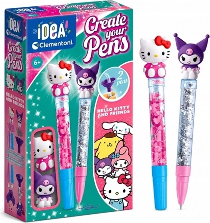 Clementoni idea mini továrna na kuličková pera Hello Kitty a přátelé