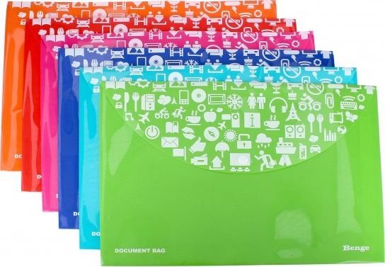 Plastová složka s drukem 33,3x23,3 cm