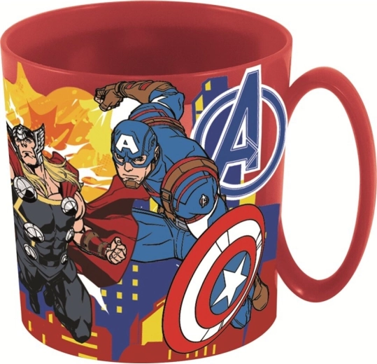 Plastový hrnek Avengers 265 ml červený