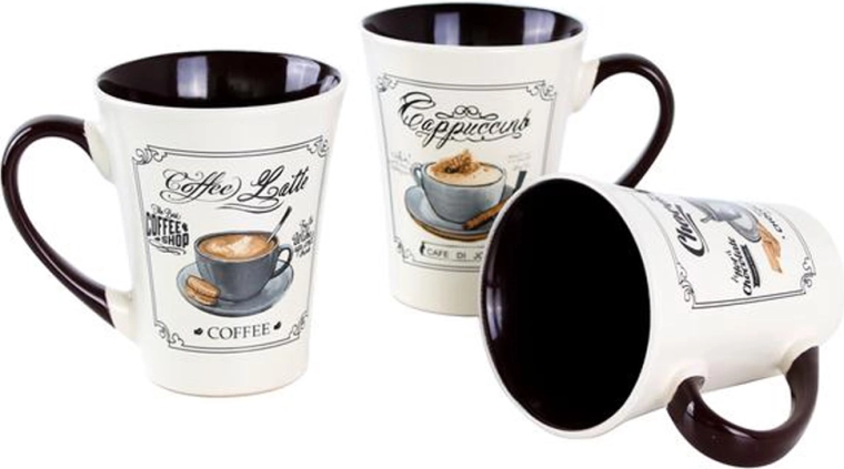 Keramický hrnek Toro 300 ml s motivy café bistro