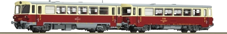 Roco dieselový motorový vůz M 152 0059 s přípojným vozem Blm ČSD (TT)