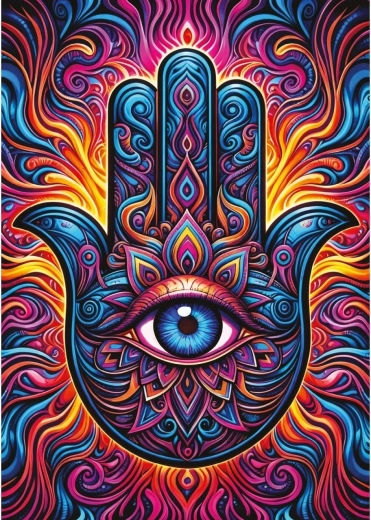 Puzzle ruka Fatimy 1000 dílků